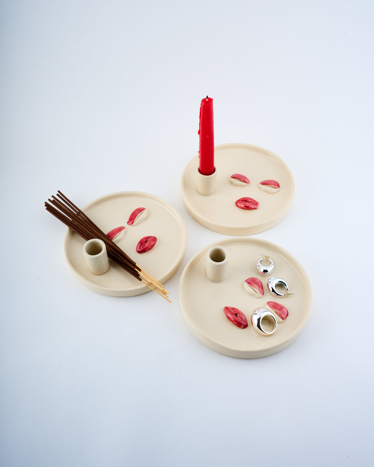 Candle & Incense Holder