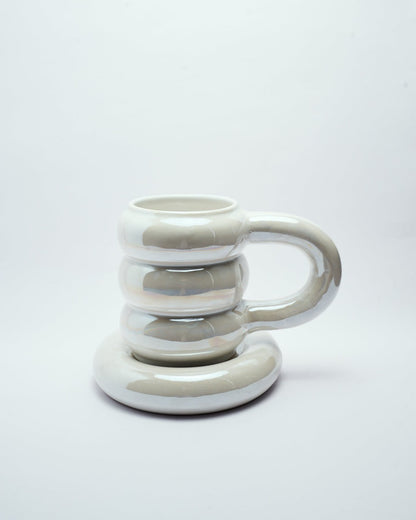 Three tier mug - chrome edition