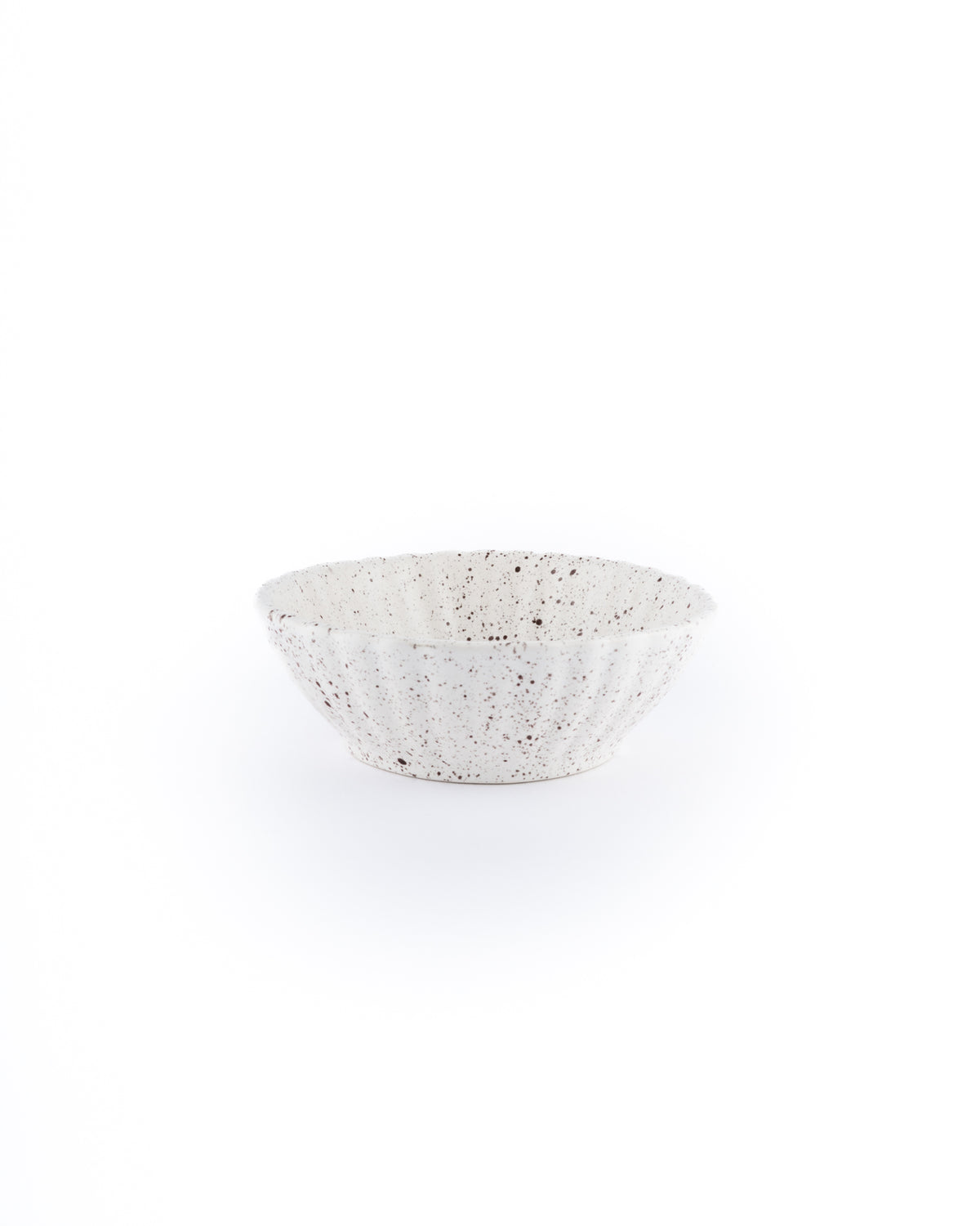 Speckled serving bowl
