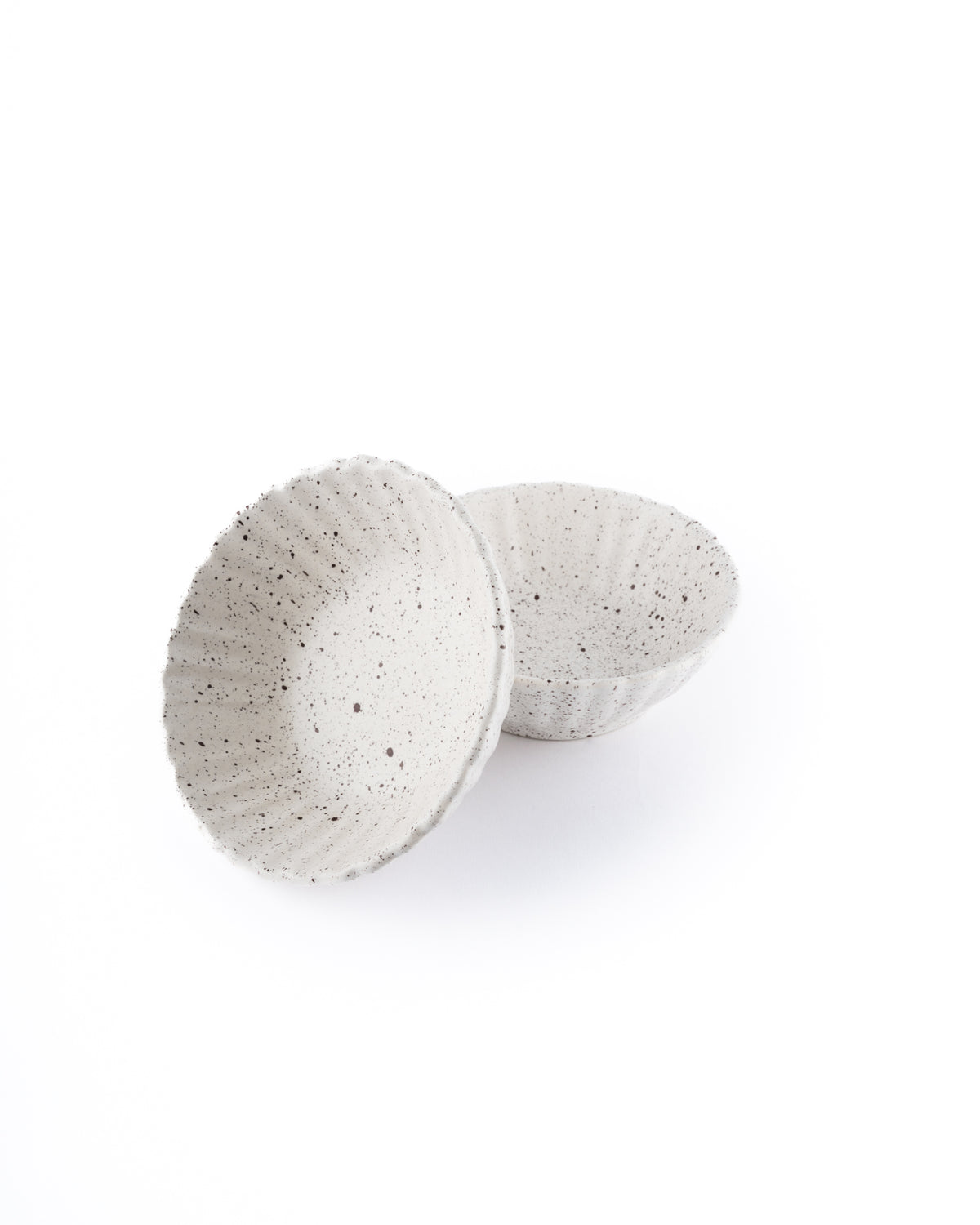 Speckled serving bowl