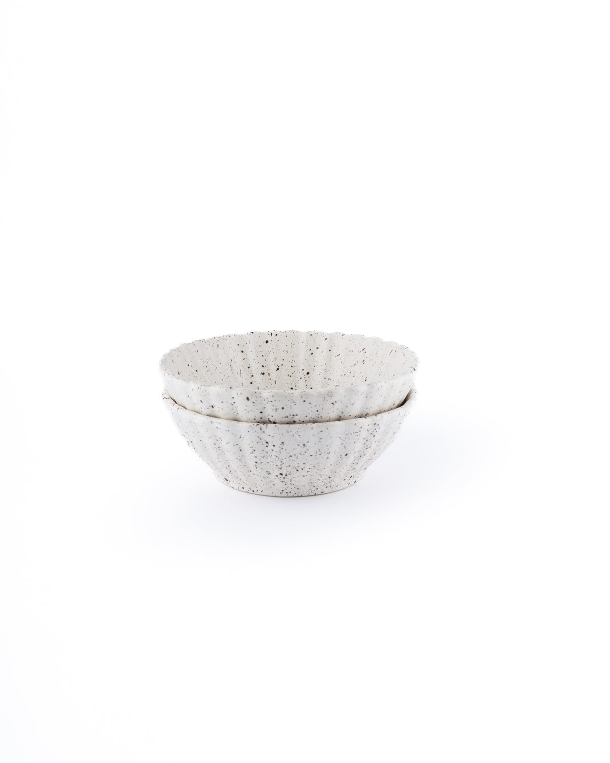 Speckled serving bowl