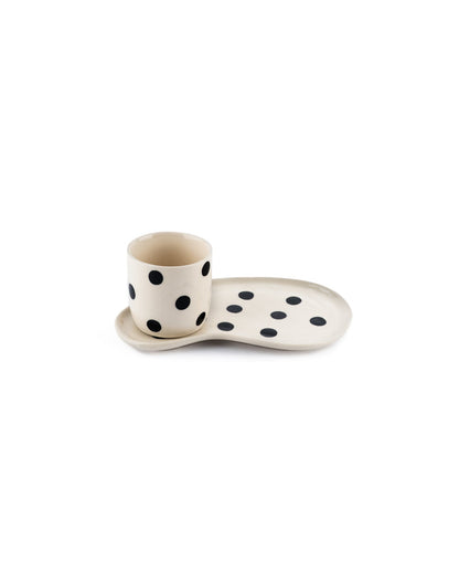 Polka dot tea set