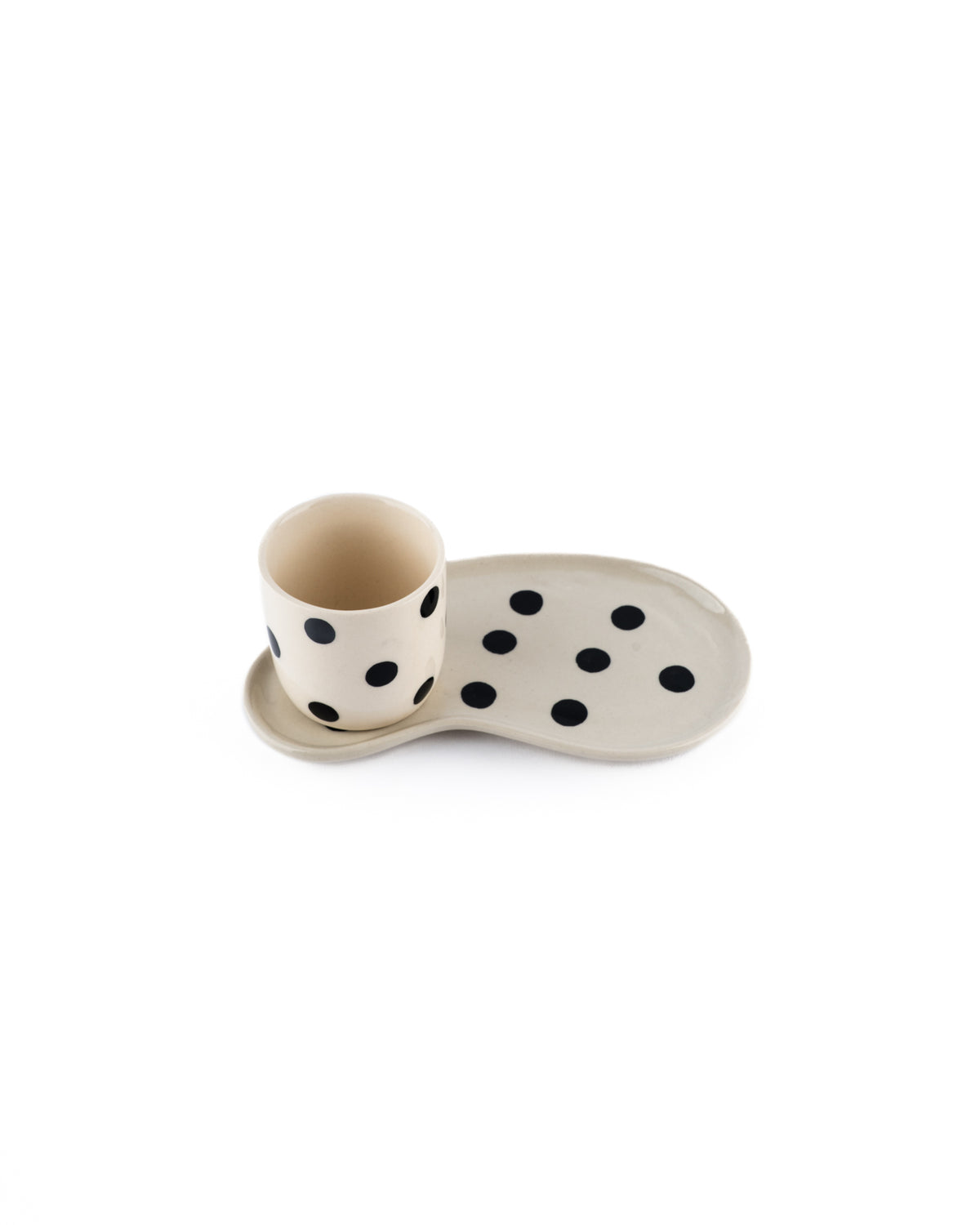 Polka dot tea set