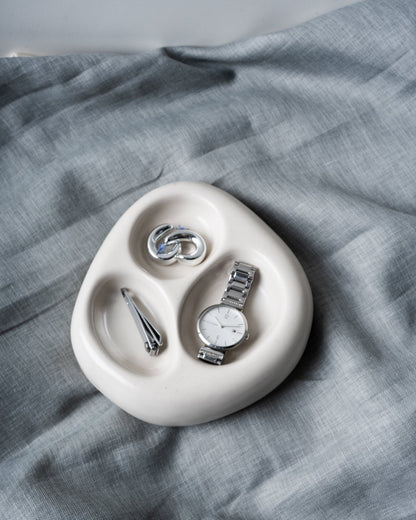 Trinket tray - white