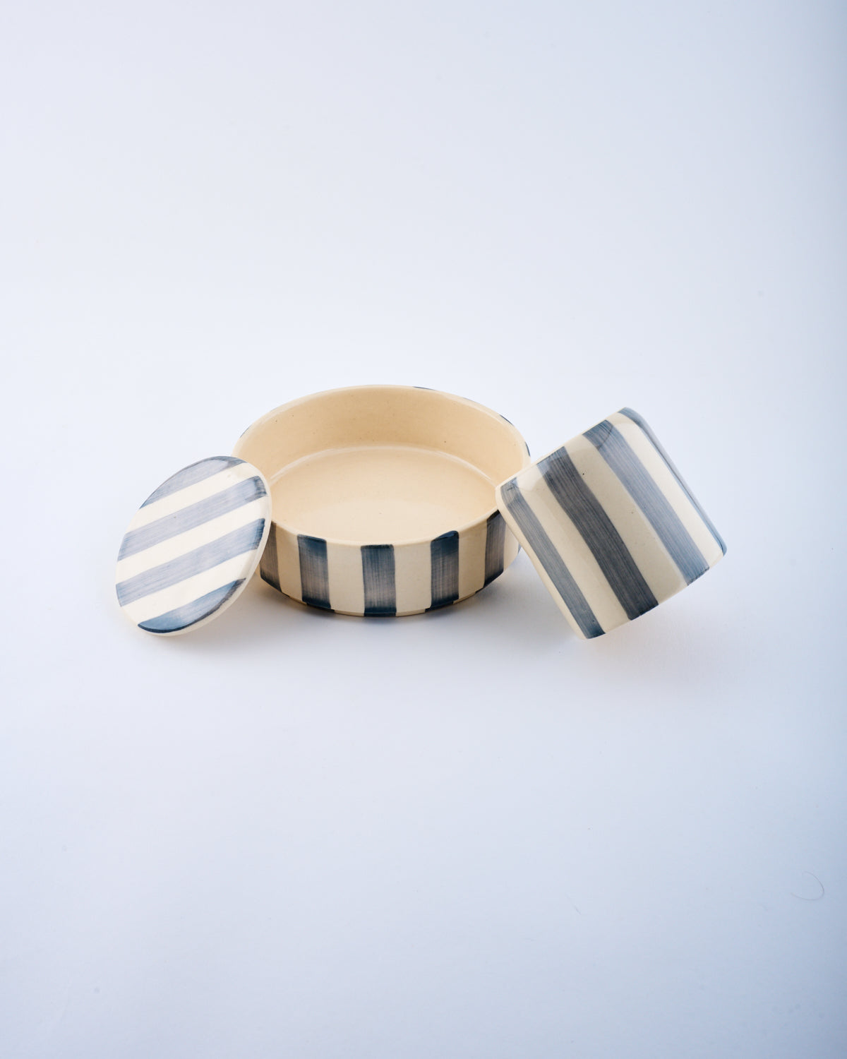 Breakfast bowl & mug set - Striped