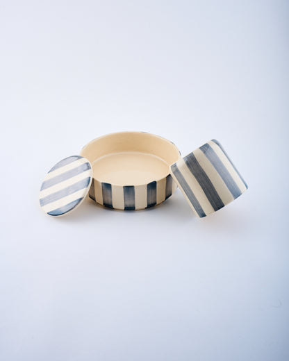 Breakfast bowl & mug set - Striped