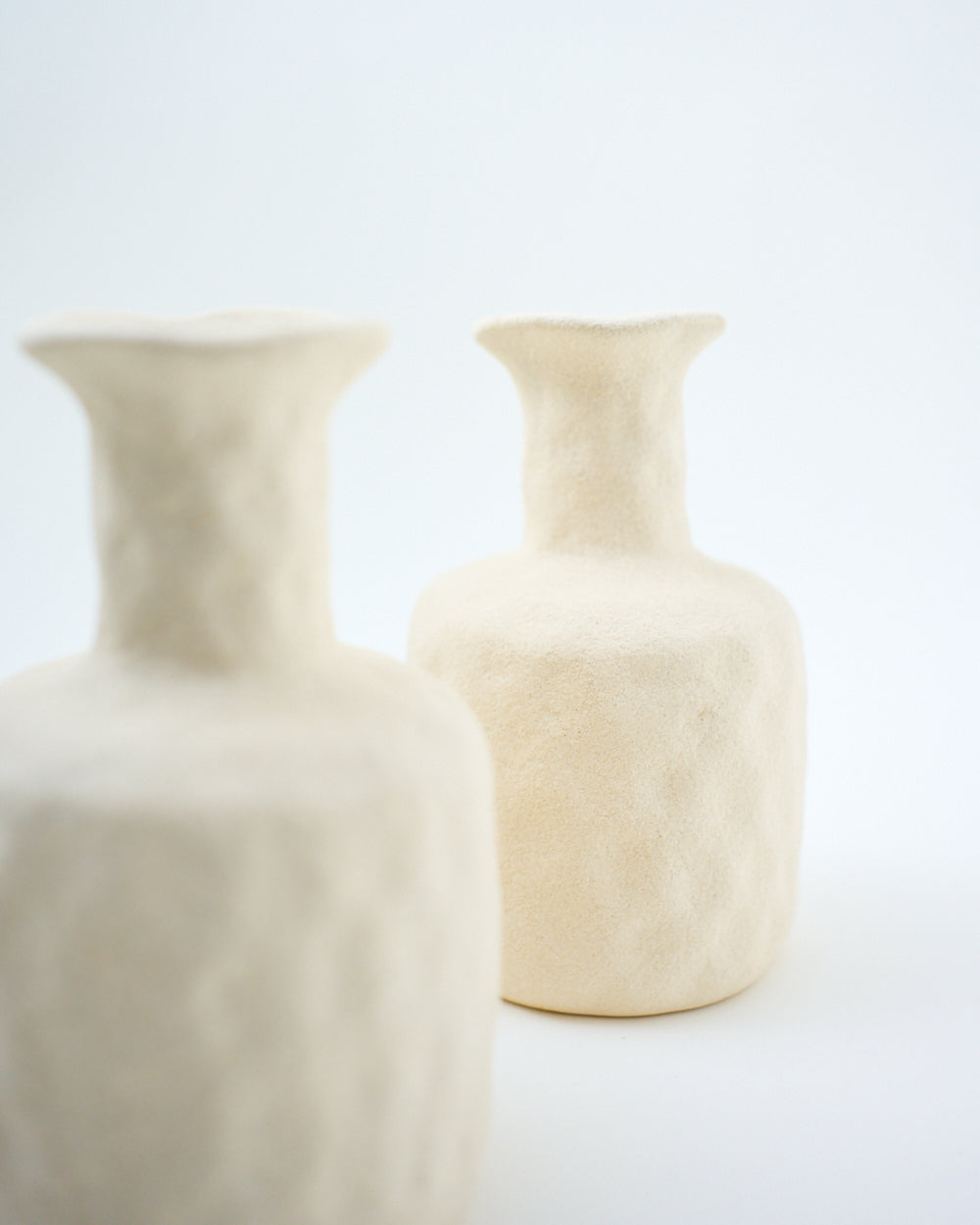 beige decorative vase empty