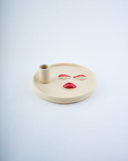 Candle & Incense Holder