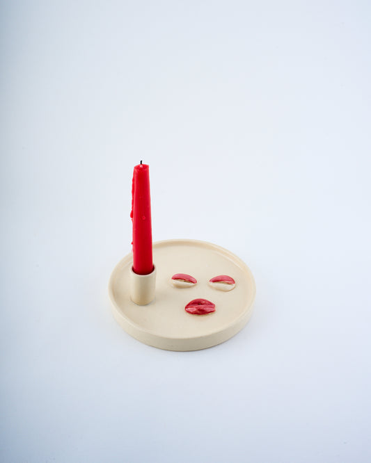 Candle & Incense Holder