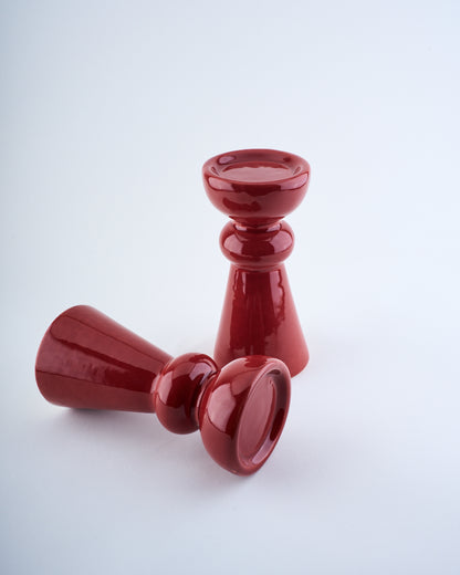 Pillar candle stand