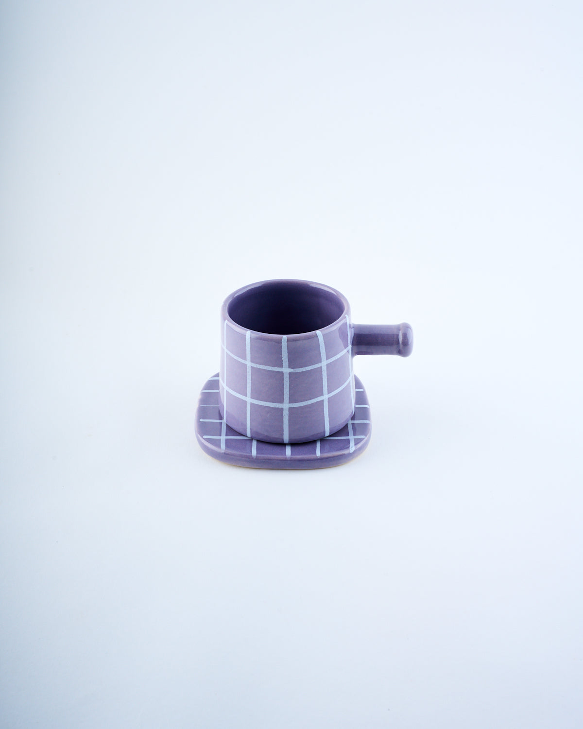 Mug & Coaster - Chequered