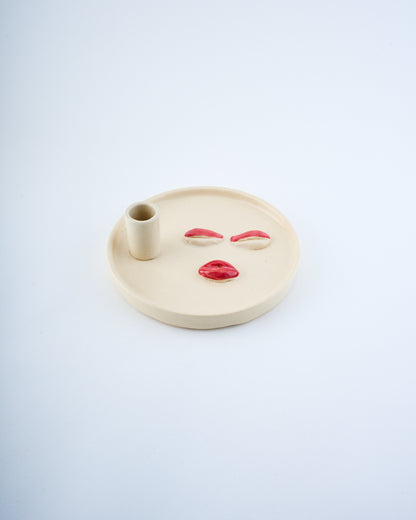 Candle & Incense Holder