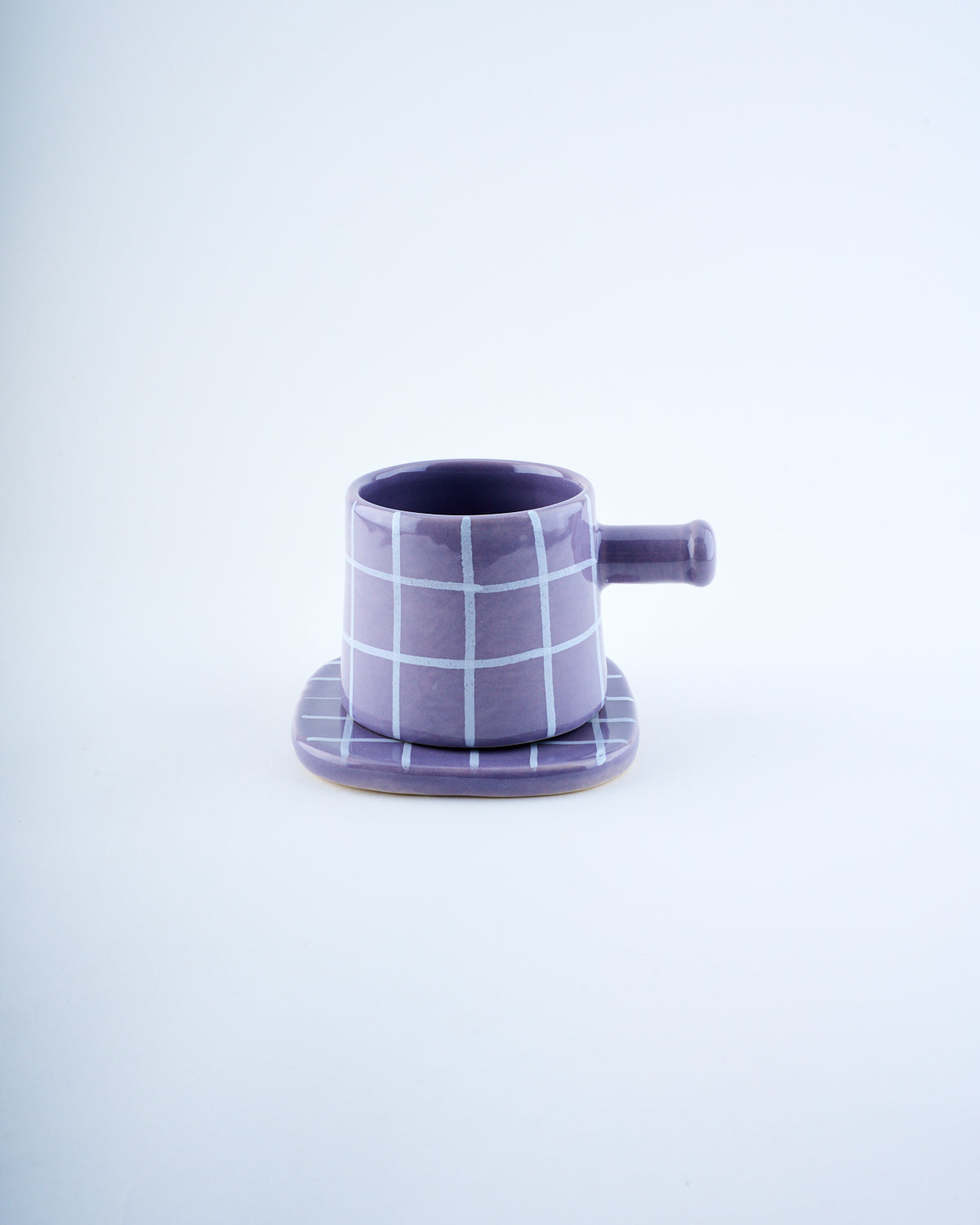 Mug & Coaster - Chequered