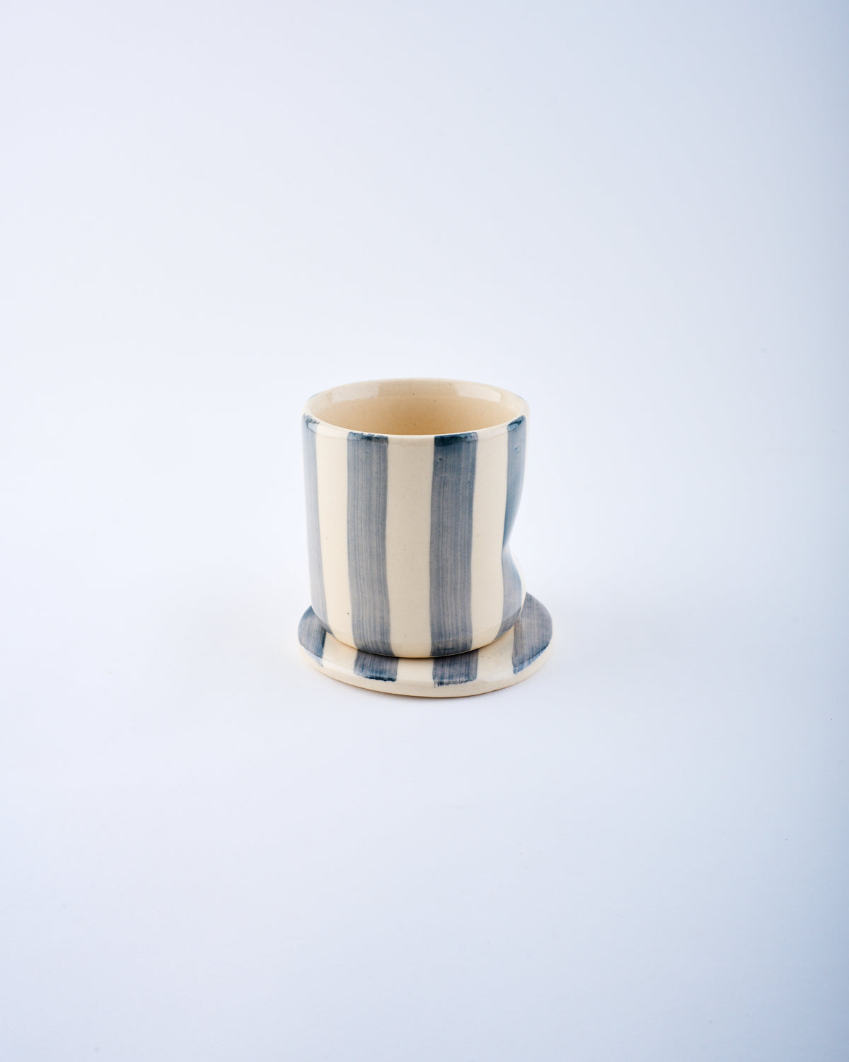 Breakfast bowl & mug set - Striped