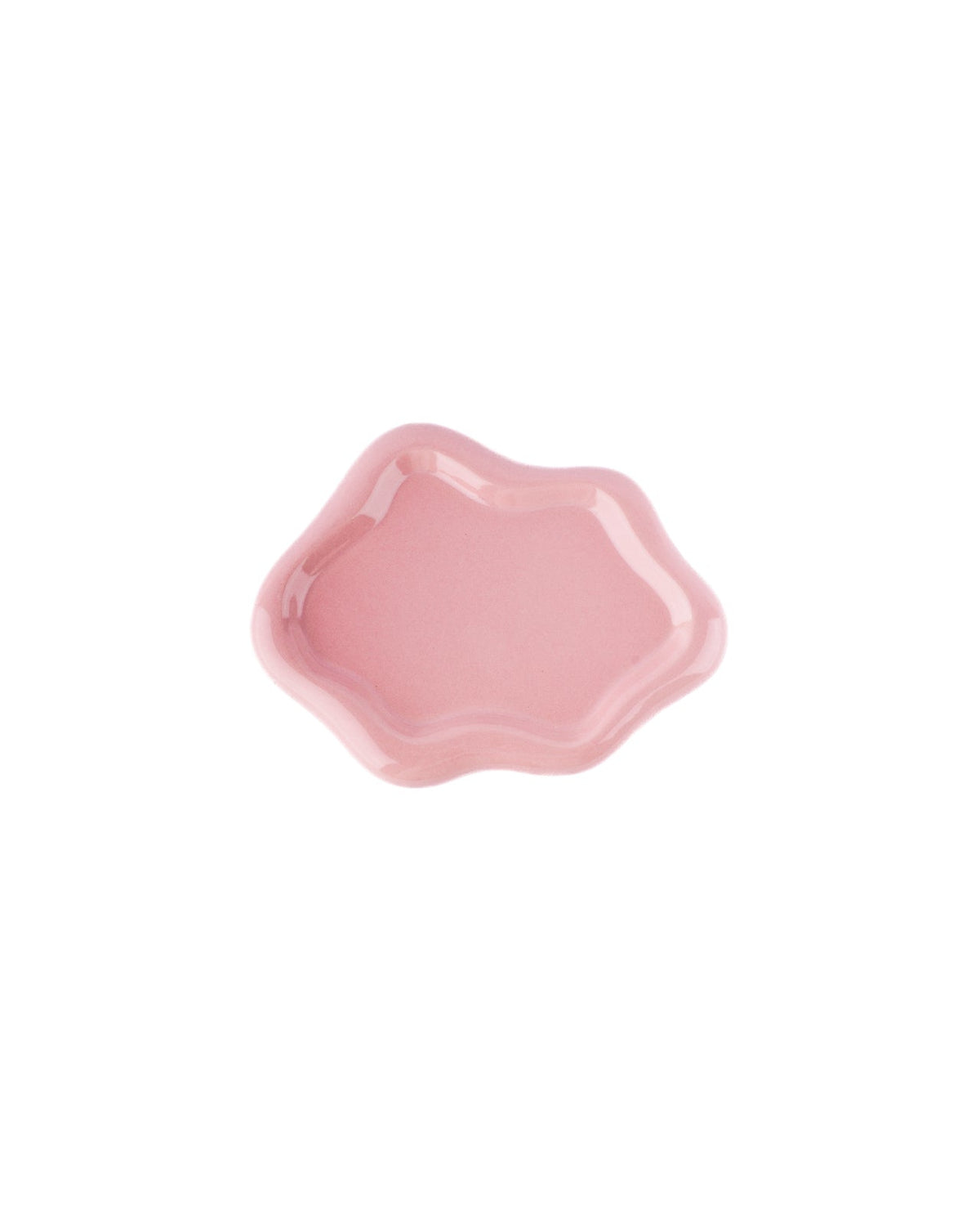 cloud shaped stoneware trinket tray