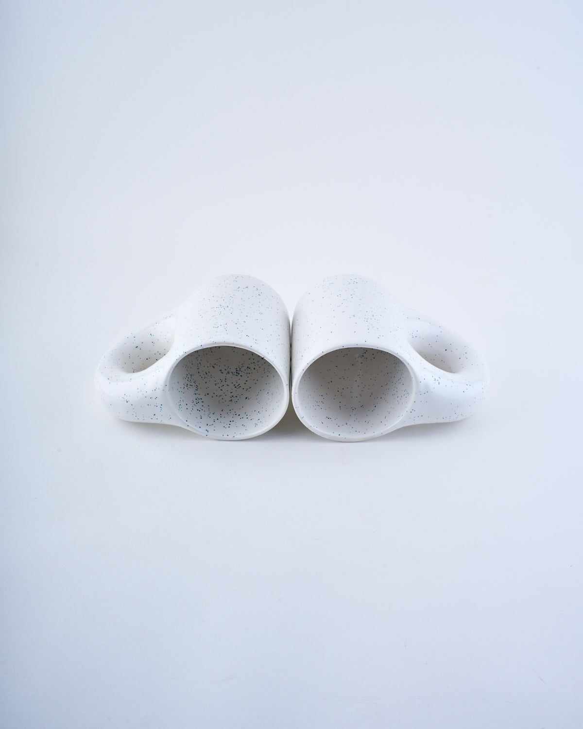 Unibody coffee mug - Speckled white