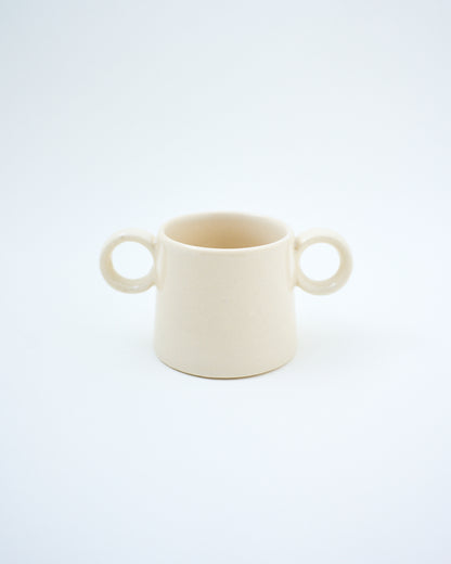 double handle coffee mug by klaylist