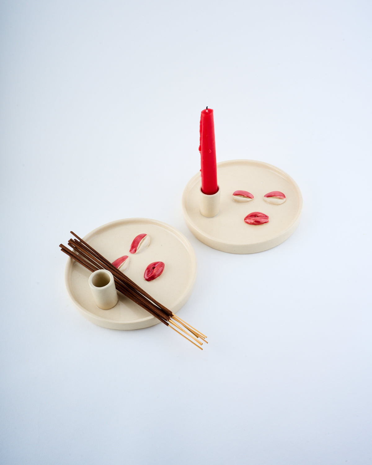 Candle & Incense Holder