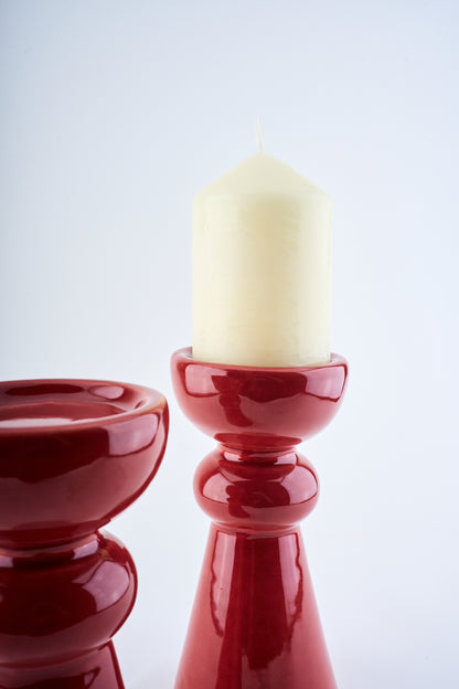 Pillar candle stand