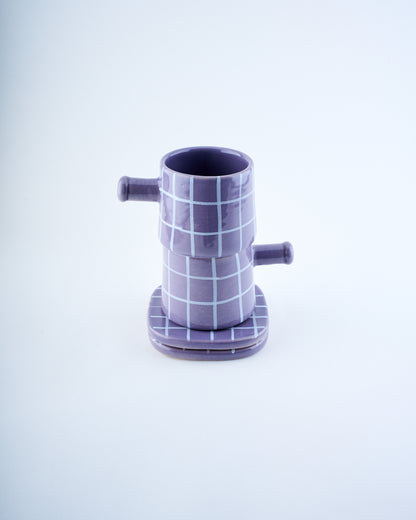 Mug & Coaster - Chequered