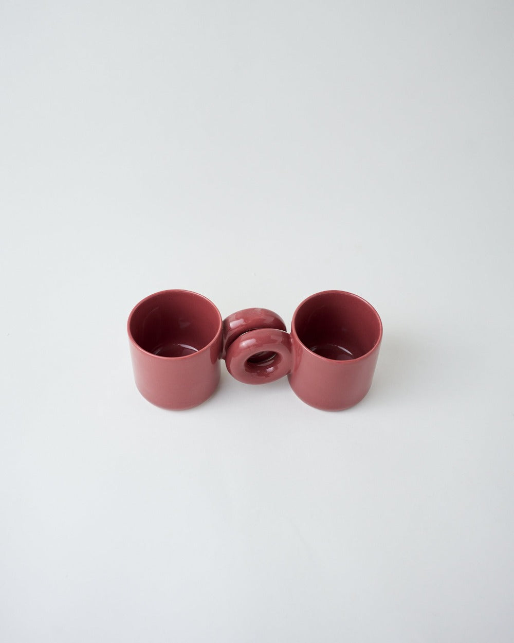 Hoop tea cup - red