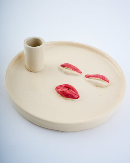 Candle & Incense Holder