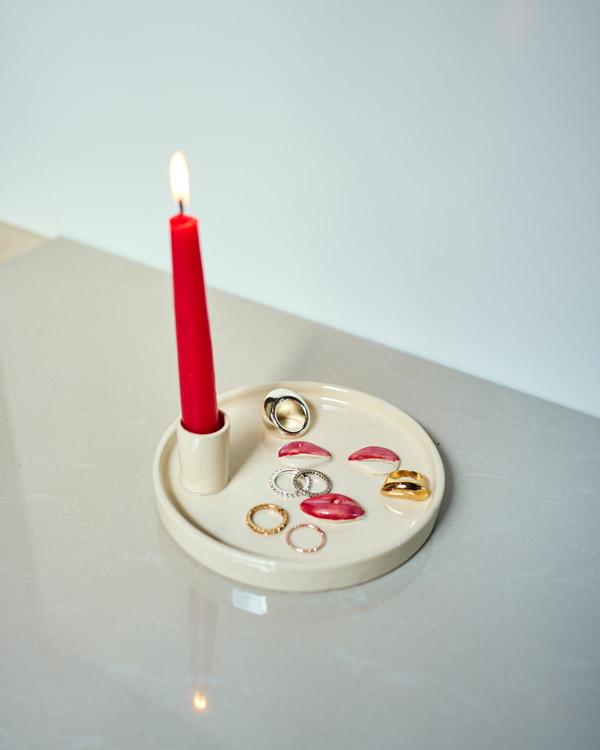 Candle & Incense Holder