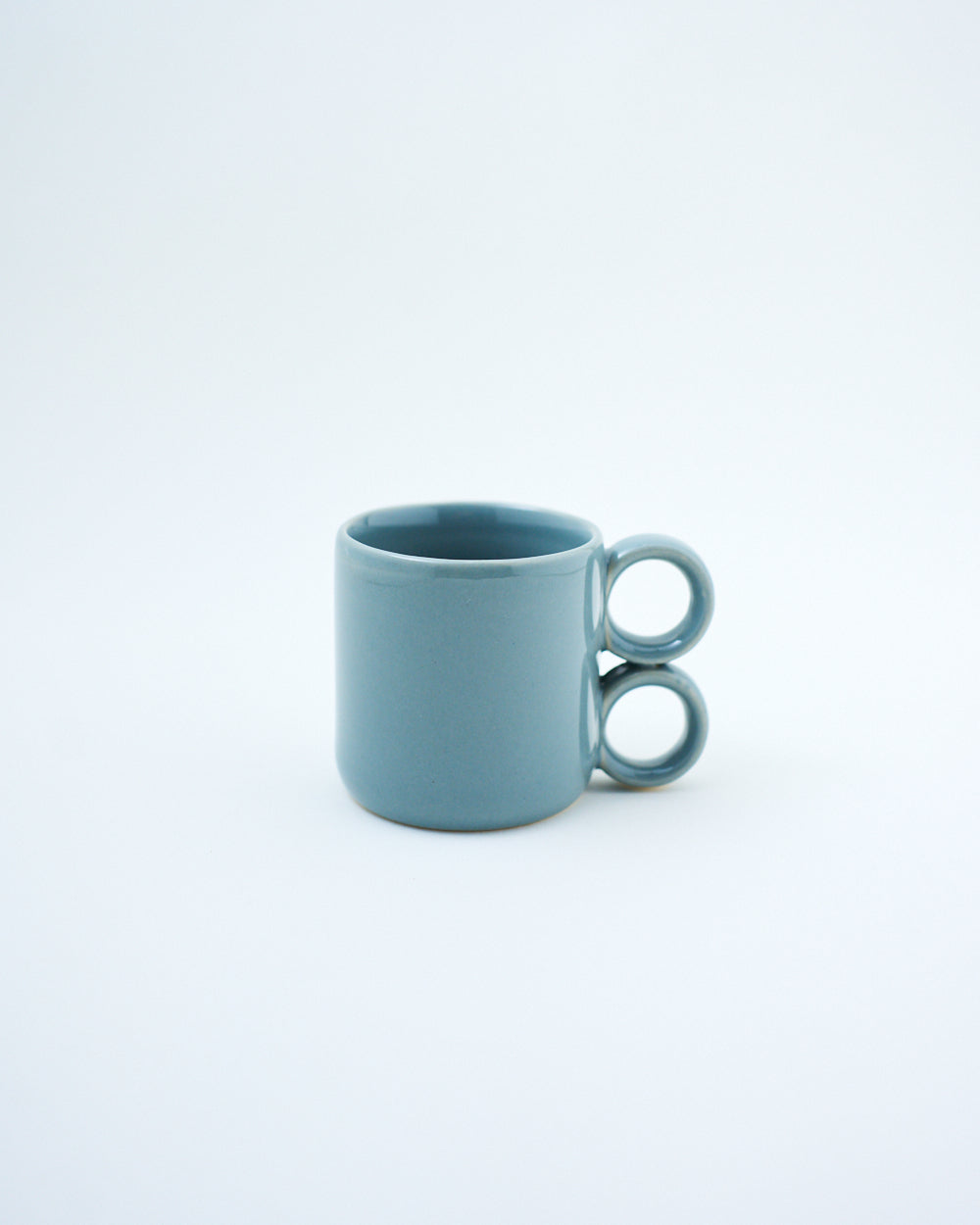 infinity coffee mug gray