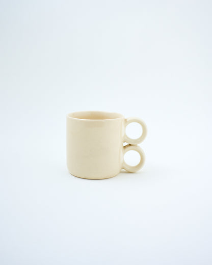 infinity coffee mug white