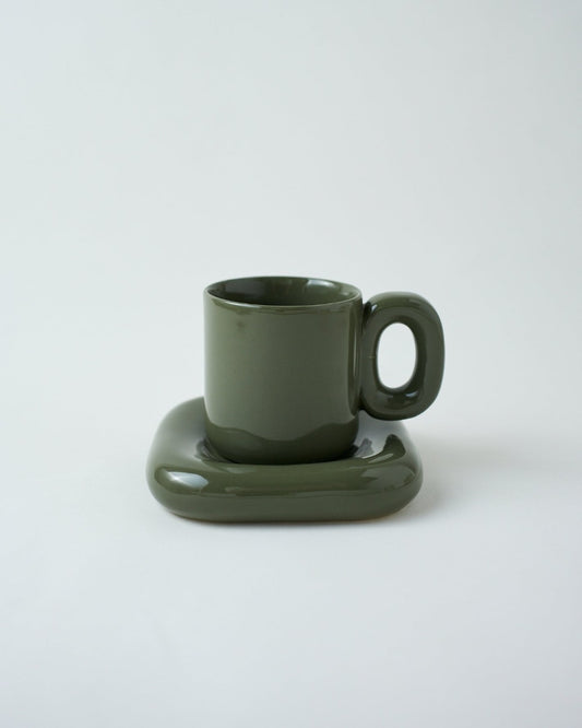 oblong tea cup set by klaylist