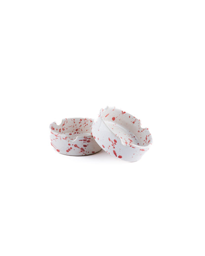 stoneware ashtray for table