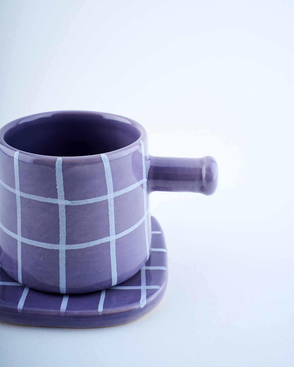 Mug & Coaster - Chequered