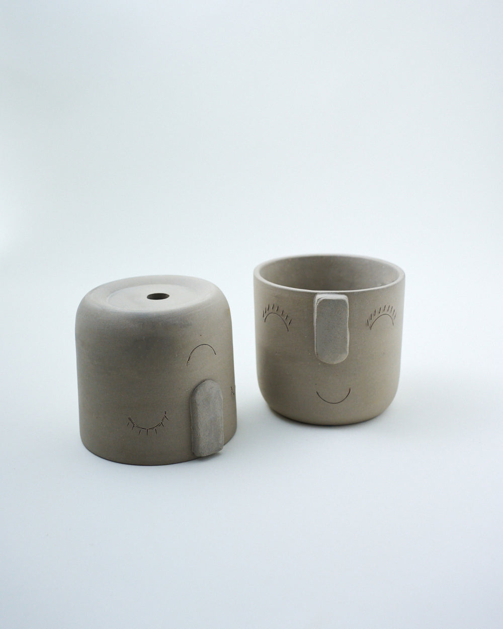 stoneware small happy planter