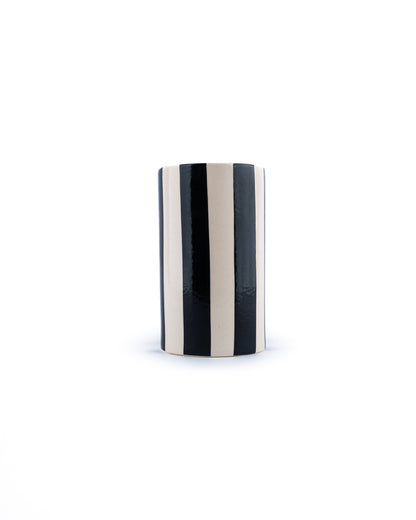 striped ceramic vase by klaylist