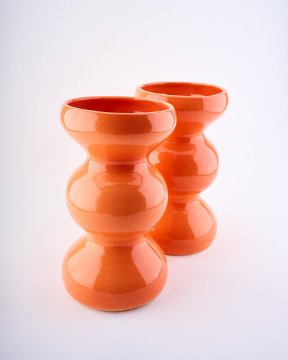 Beaded table vase