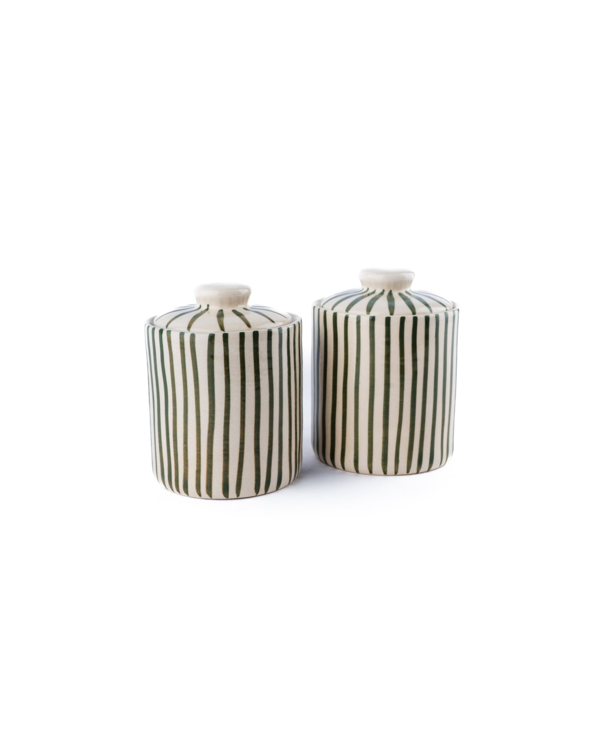 ceramic jar for tea and sugar