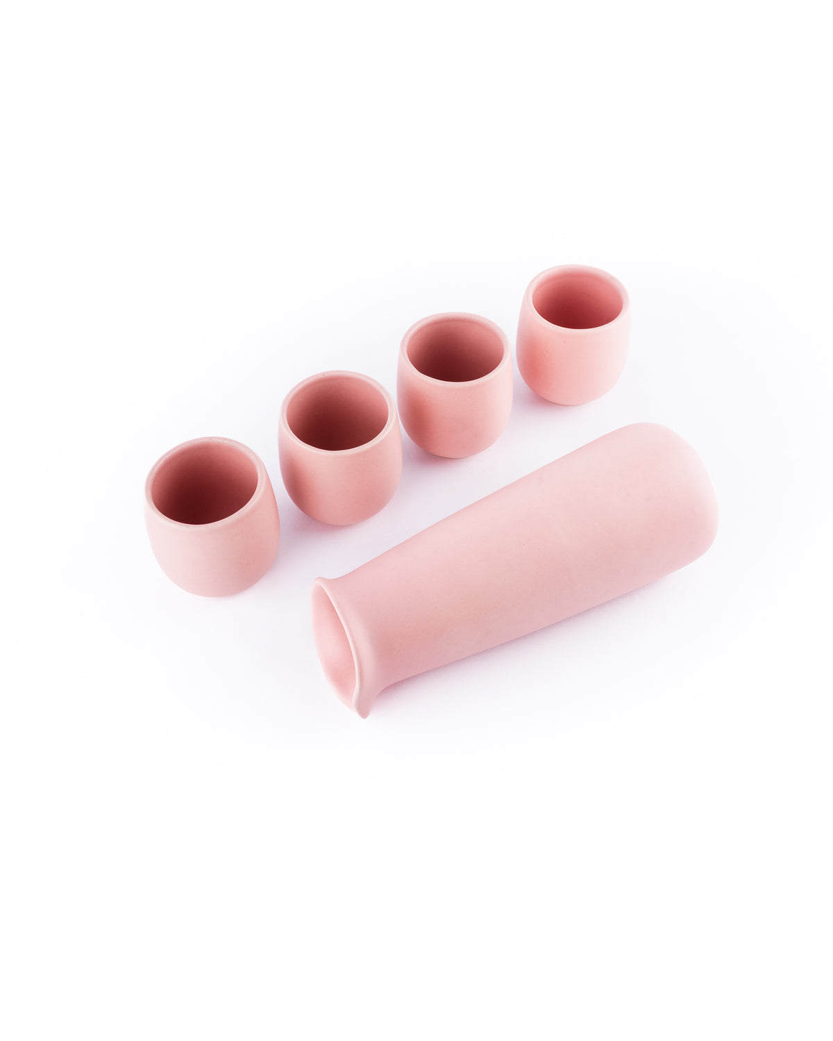 water jug set in baby pink