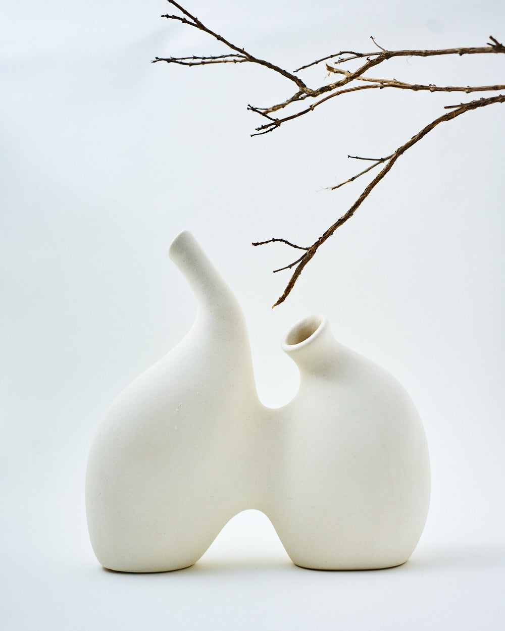 white ceramic vase decorative